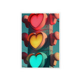 Heart Stop Light Gloss Poster