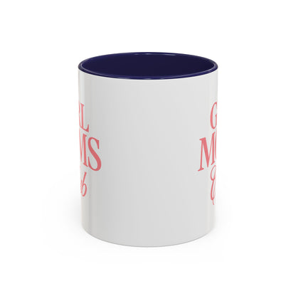 Girl Moms Club Accent Coffee Mug — 11/15oz