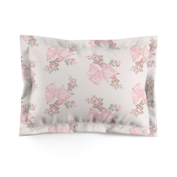 Rosa Beaux Pink Microfiber Pillow Sham