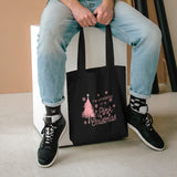 Dreaming of a Pink Christmas Cotton Tote Bag