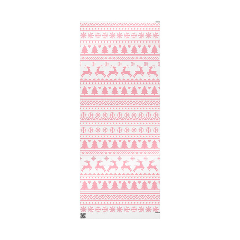 Pink Christmas Noel Wrapping Papers