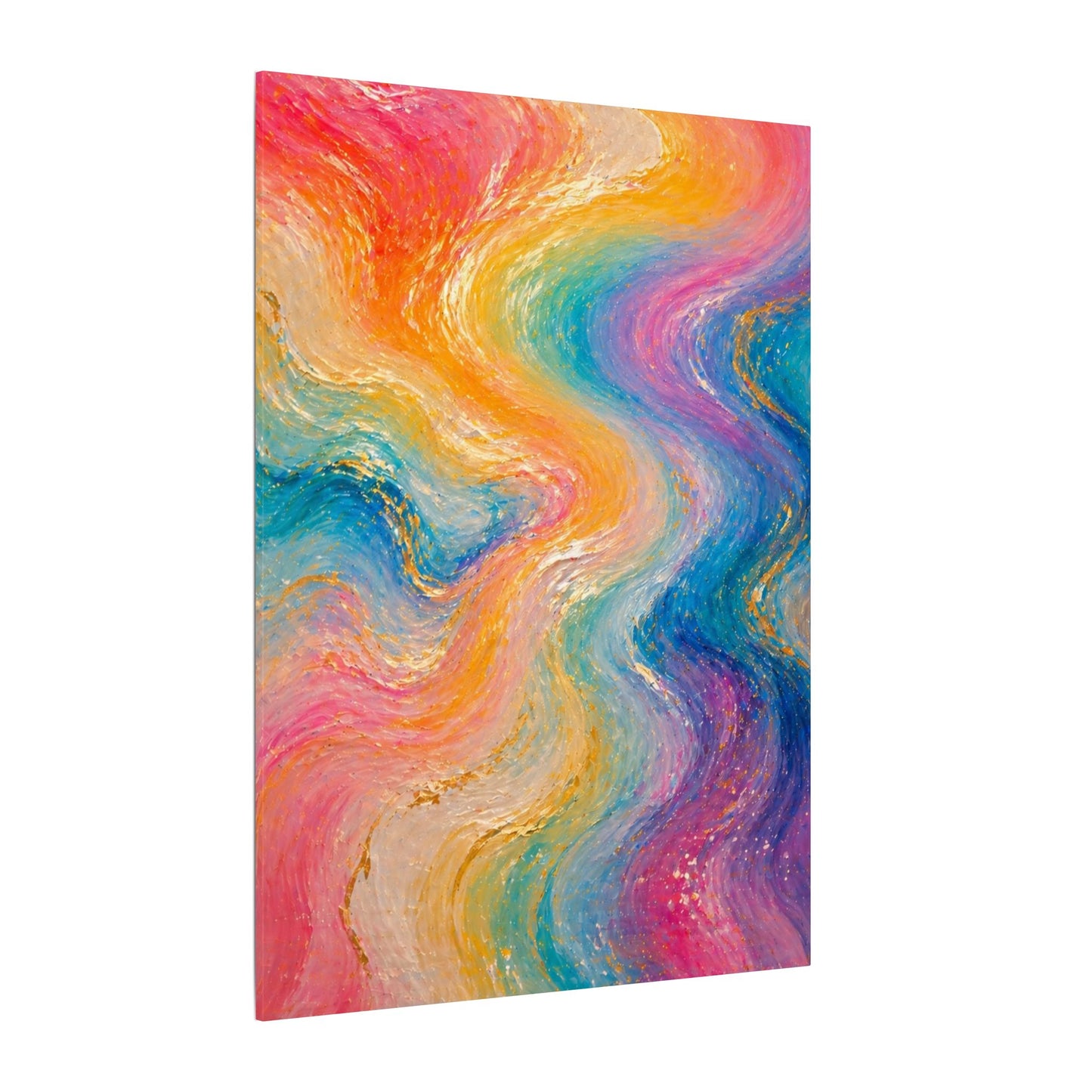 Rainbow Wave — Matte Canvas Wall Art