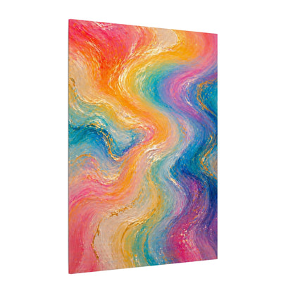 Rainbow Wave — Matte Canvas Wall Art