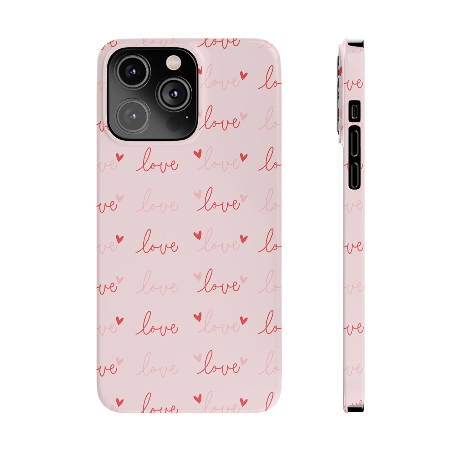 Love Silk Slim iPhone Case
