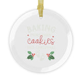 Baking More Than Cookies Glass Ornaments