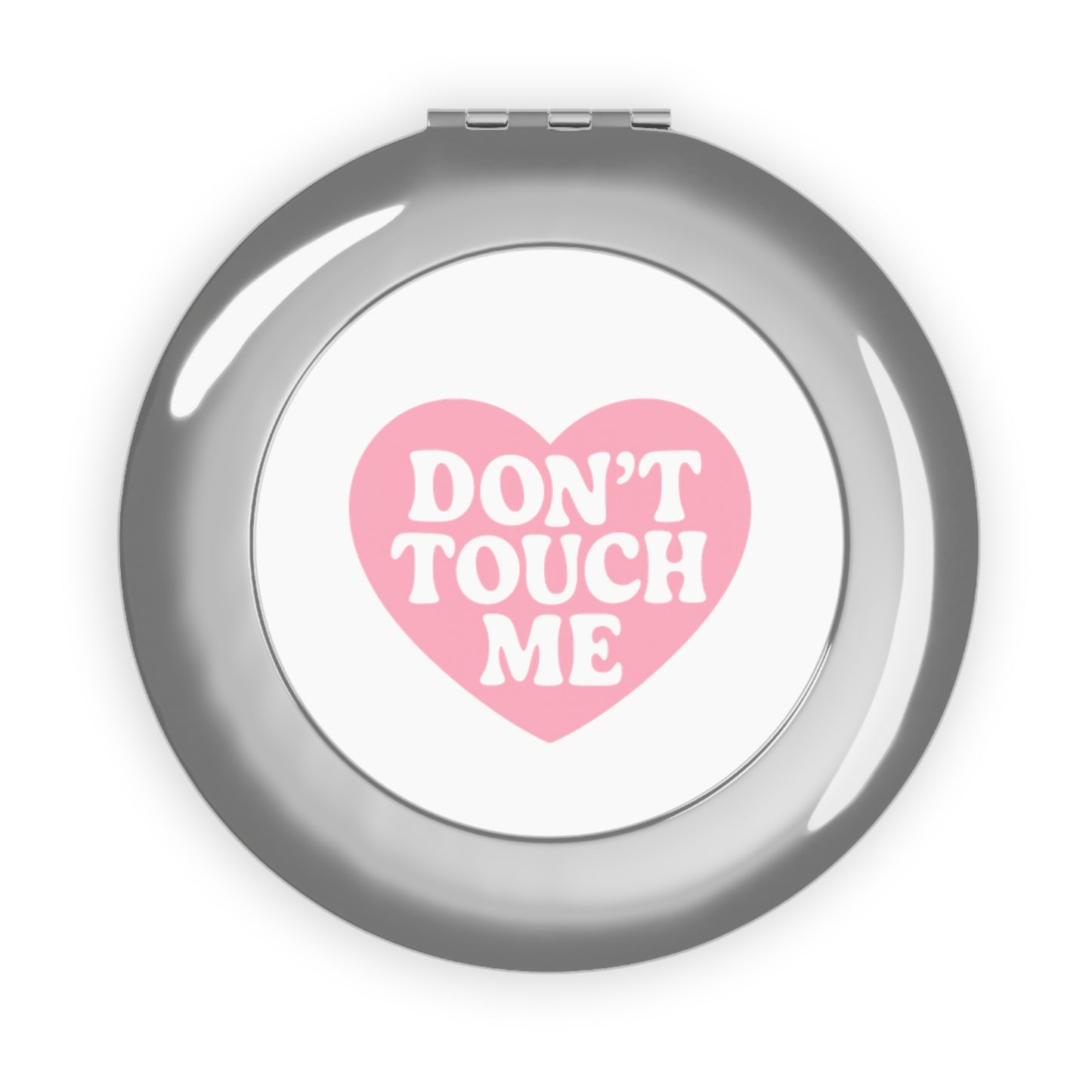 Don't Touch Me Heart Compact Mirror
