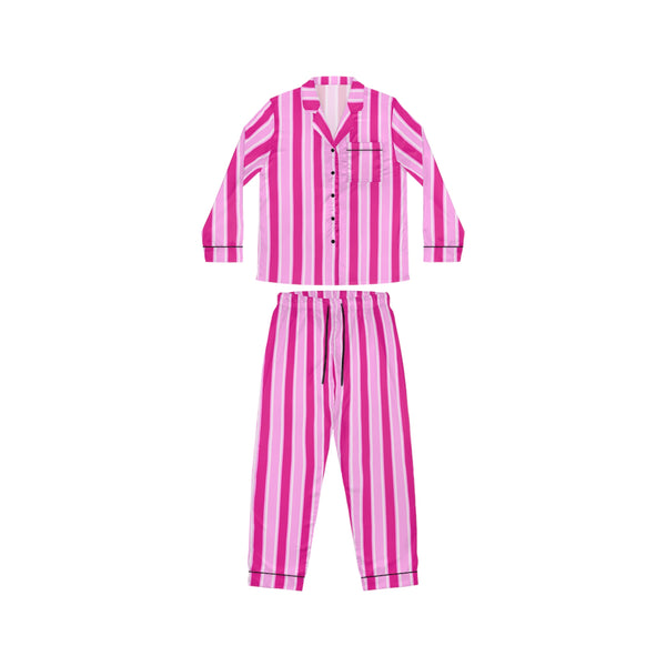 Think Pink Satin Pajama Set