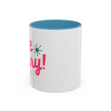 Be Merry Accent Coffee Mug (11, 15oz)