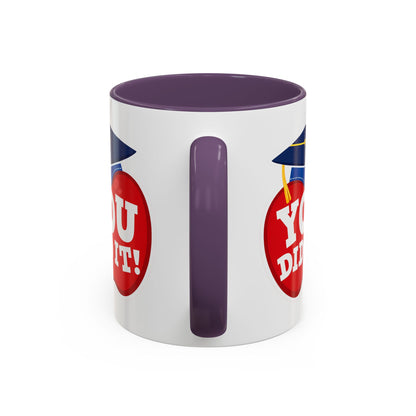 You Did It! Graduation Apple Accent Coffee Mug (11/15oz)