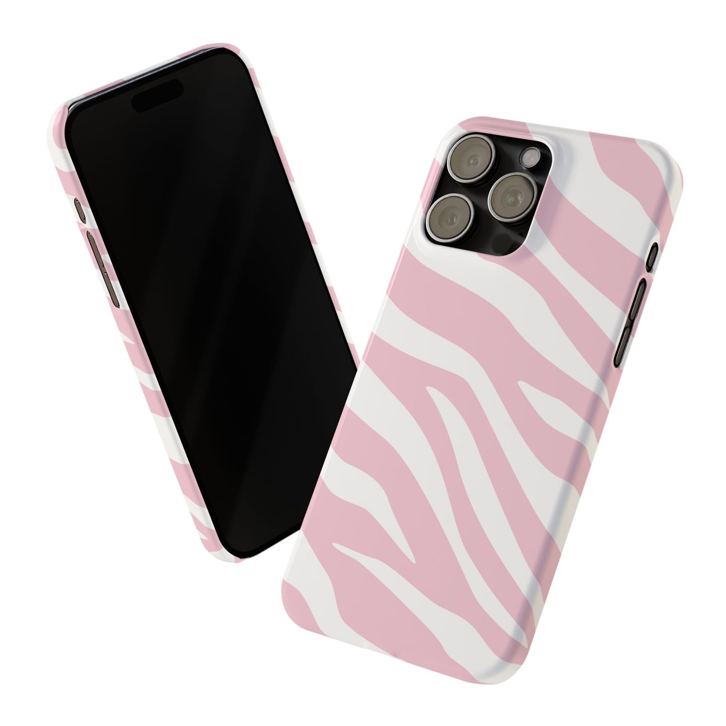 Pink Zebra Slim iPhone Case