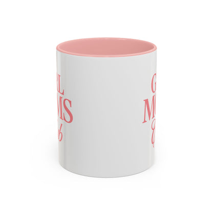 Girl Moms Club Accent Coffee Mug — 11/15oz