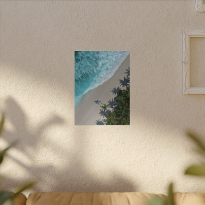 Paradise Cove Matte Stretched Canvas