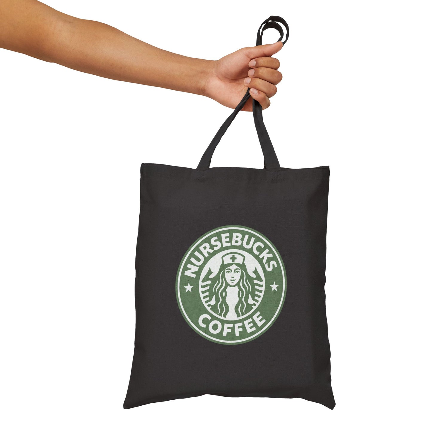 Nursebucks Coffee Cotton Canvas Tote Bag