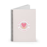 Nurses With Heart Spiral Notebook - Ruled Line