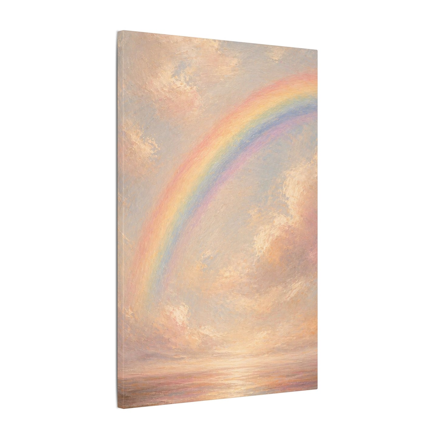 Rainbow Horizon Canvas Print — Matte Stretched Canvas