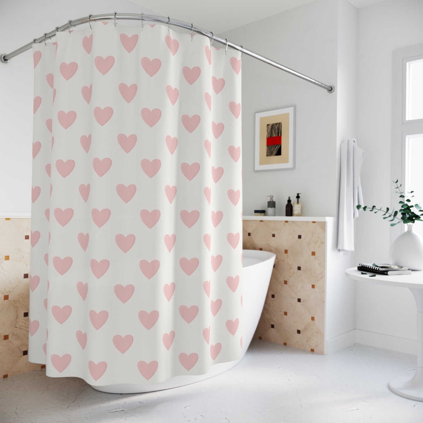 Sweet Heart Shower Curtain