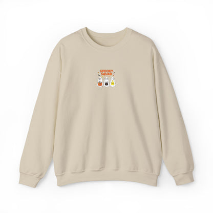 Spooky Squad Trick or Treat Embroidered Crewneck Sweatshirt