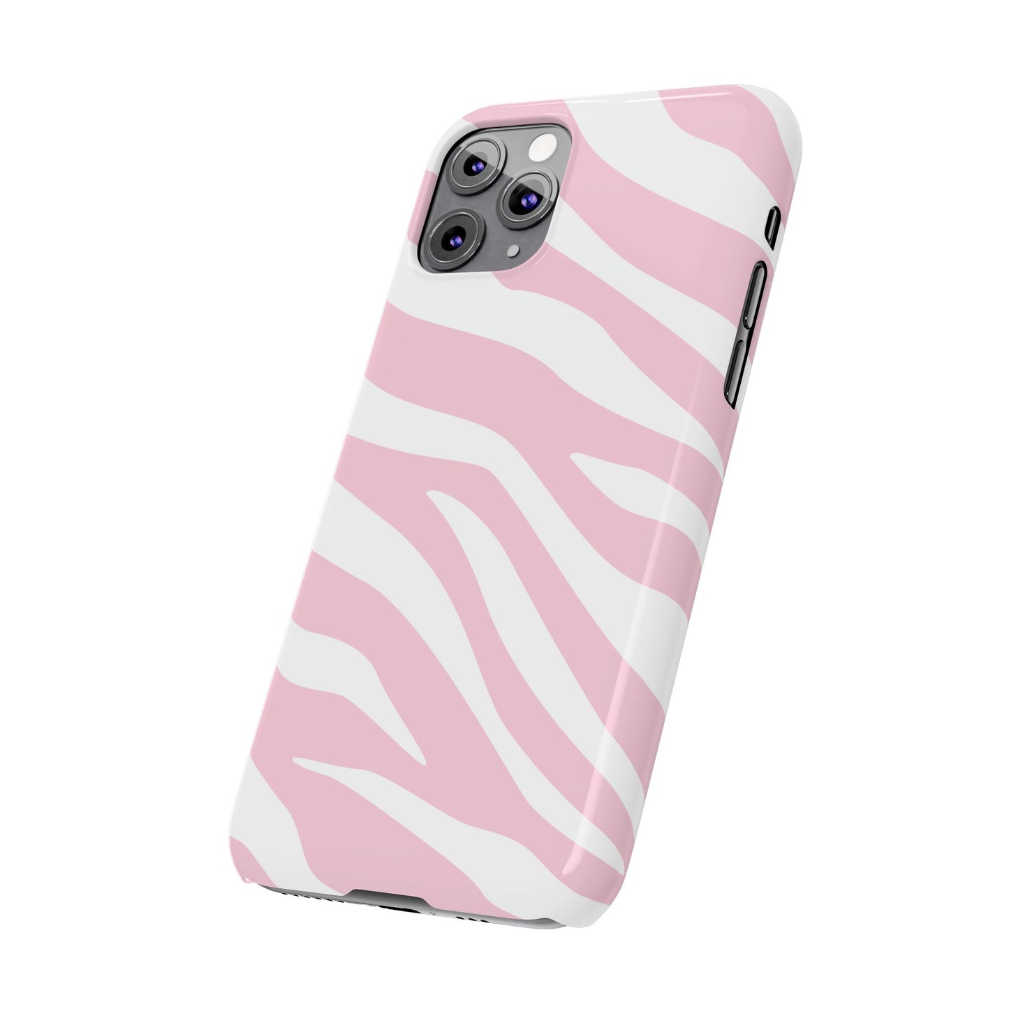 Pink Zebra Slim iPhone Case