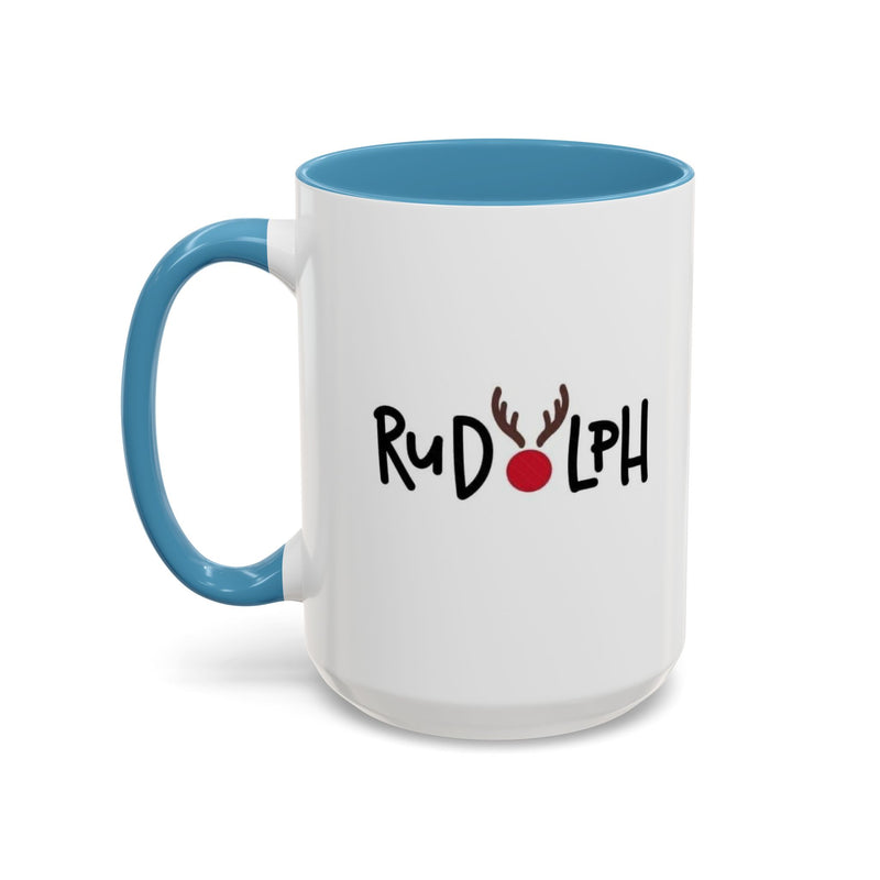 Rudolf Reindeer Accent Coffee Mug (11, 15oz)