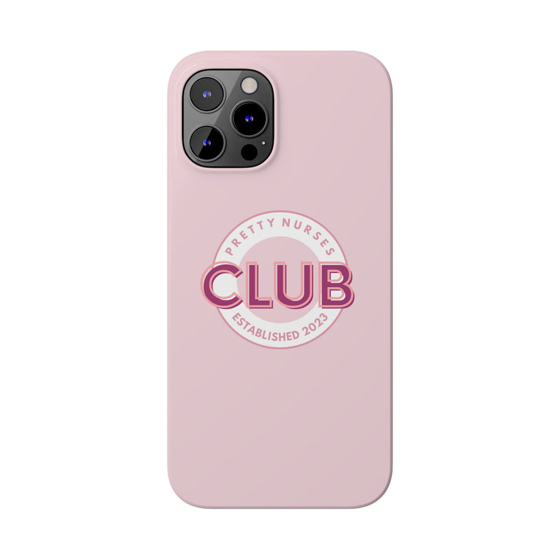 Pretty Nurse Club Est Slim iPhone Case