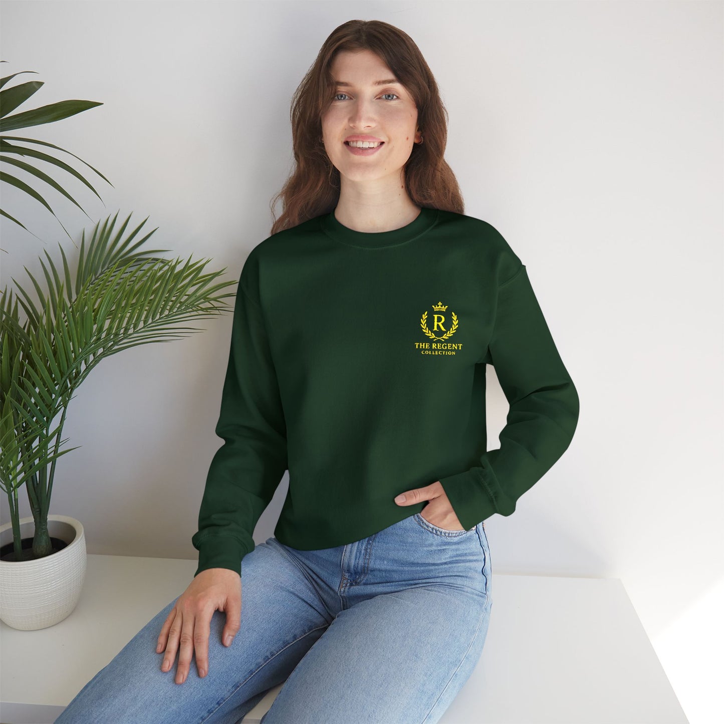 The Regent Collection Embroidered Crewneck Sweatshirt
