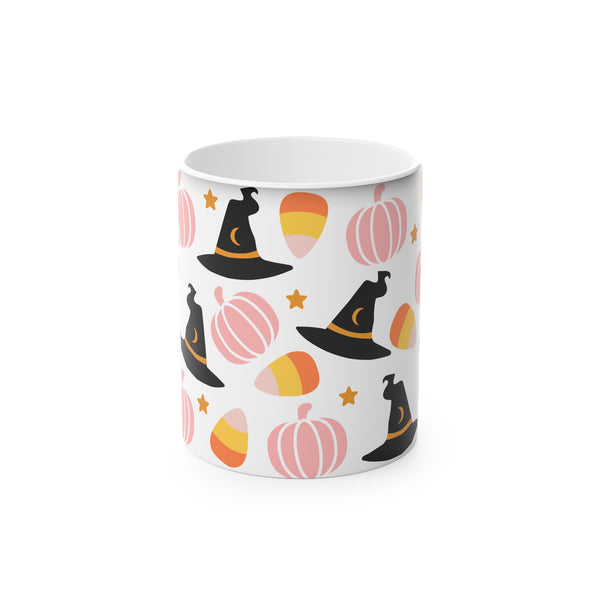 Pumpkins and Hats Color Changing Magic Mug