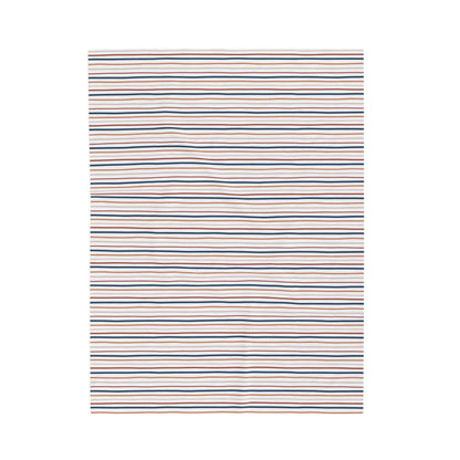 Boho Stripes Velveteen Plush Blanket