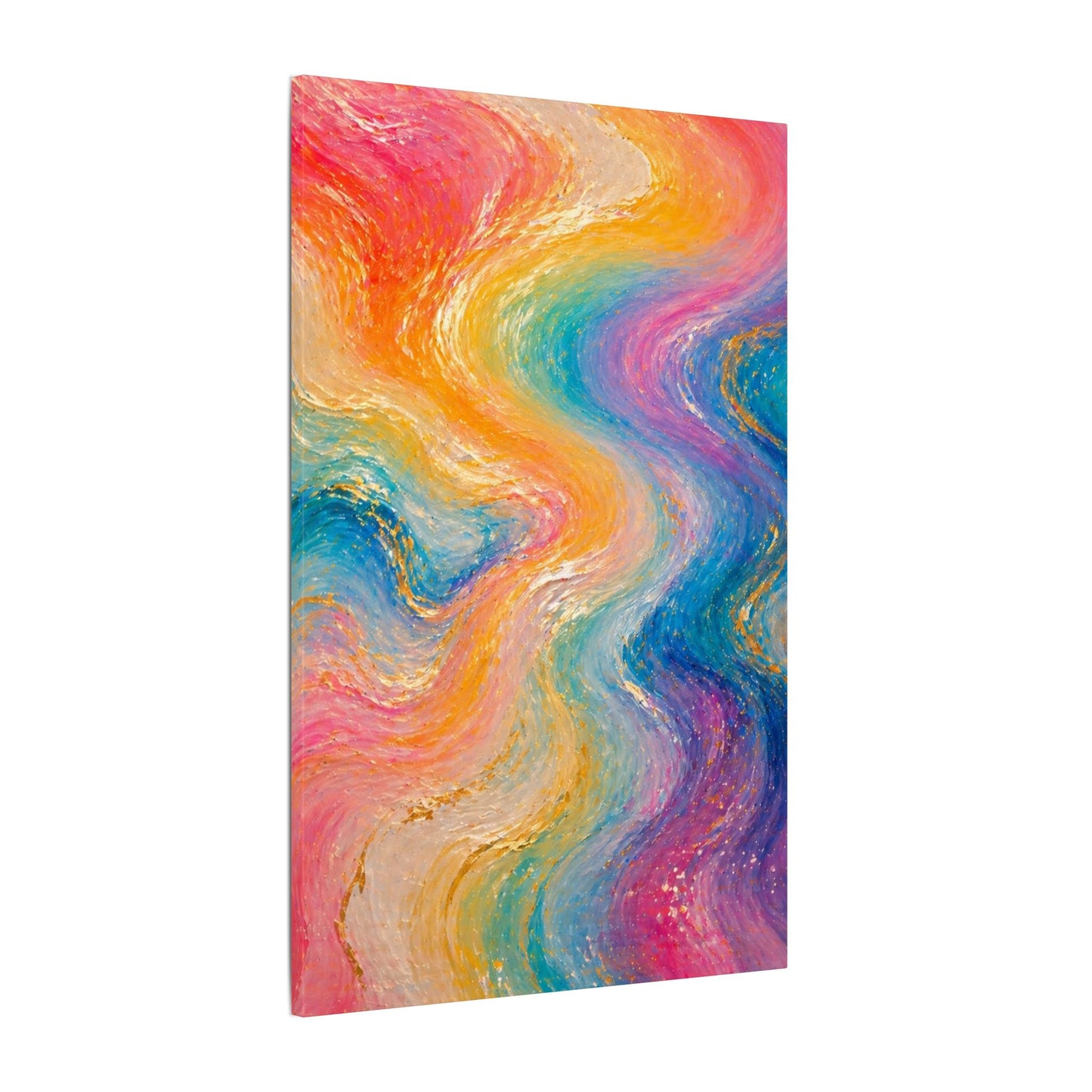 Rainbow Wave — Matte Canvas Wall Art