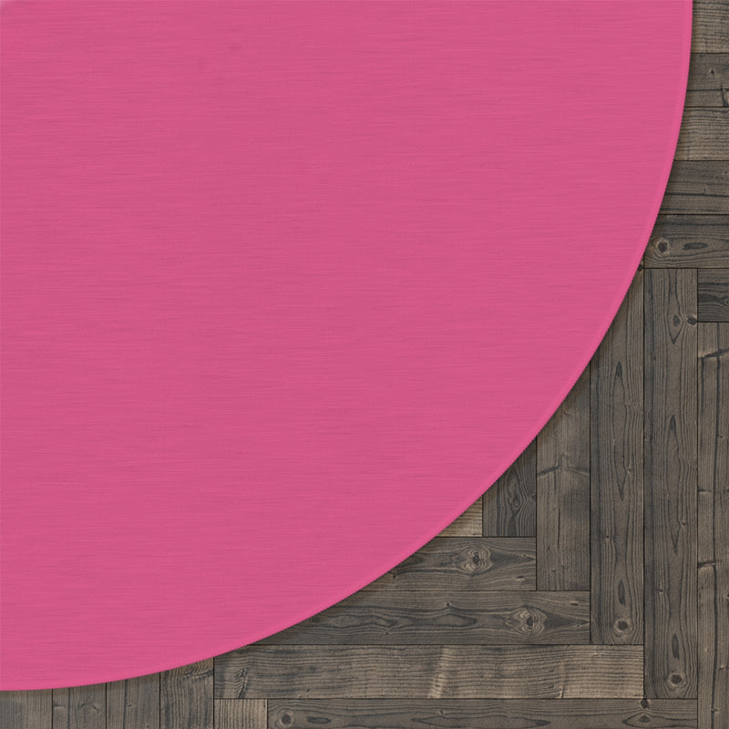 Pink Duo Round Rug