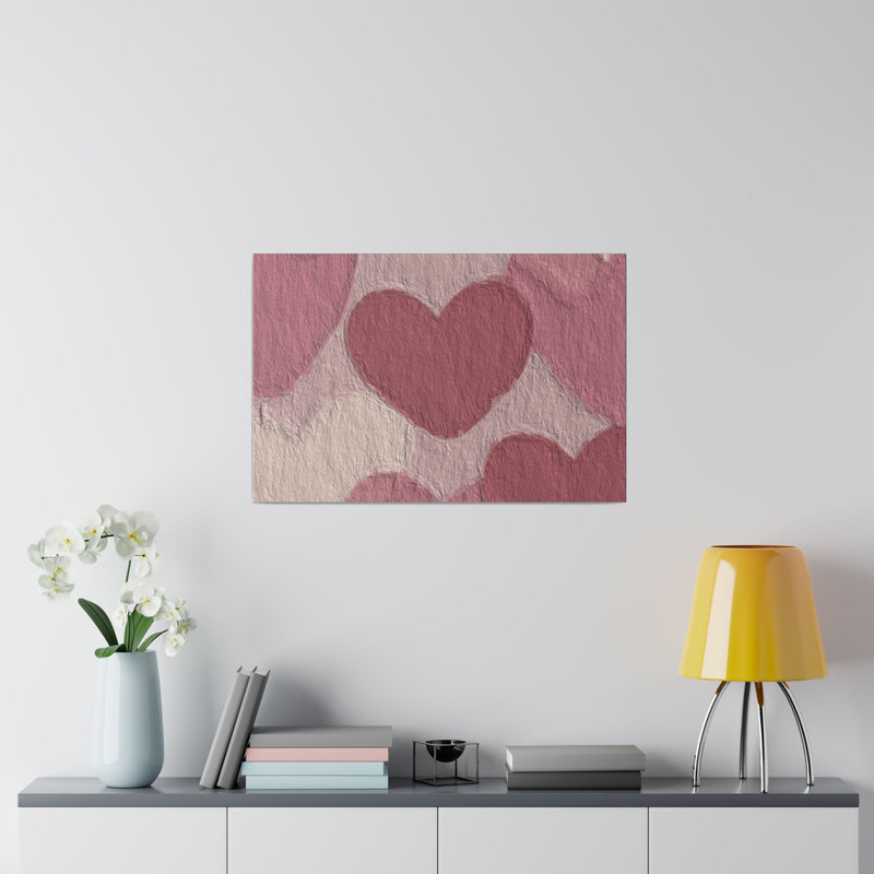 Love in the Air Matte Canvas, Stretched