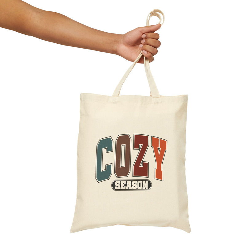 Cozy Season Cotton Canvas Tote Bag