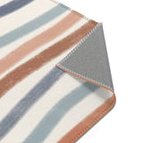 Denim Striped Area Rug