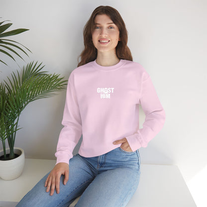 Ghost Him Embroidered Crewneck Sweatshirt