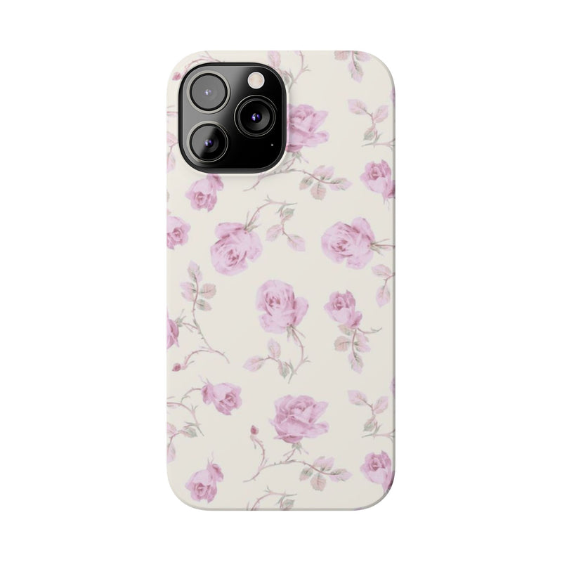 Lavender Rose Slim iPhone Case