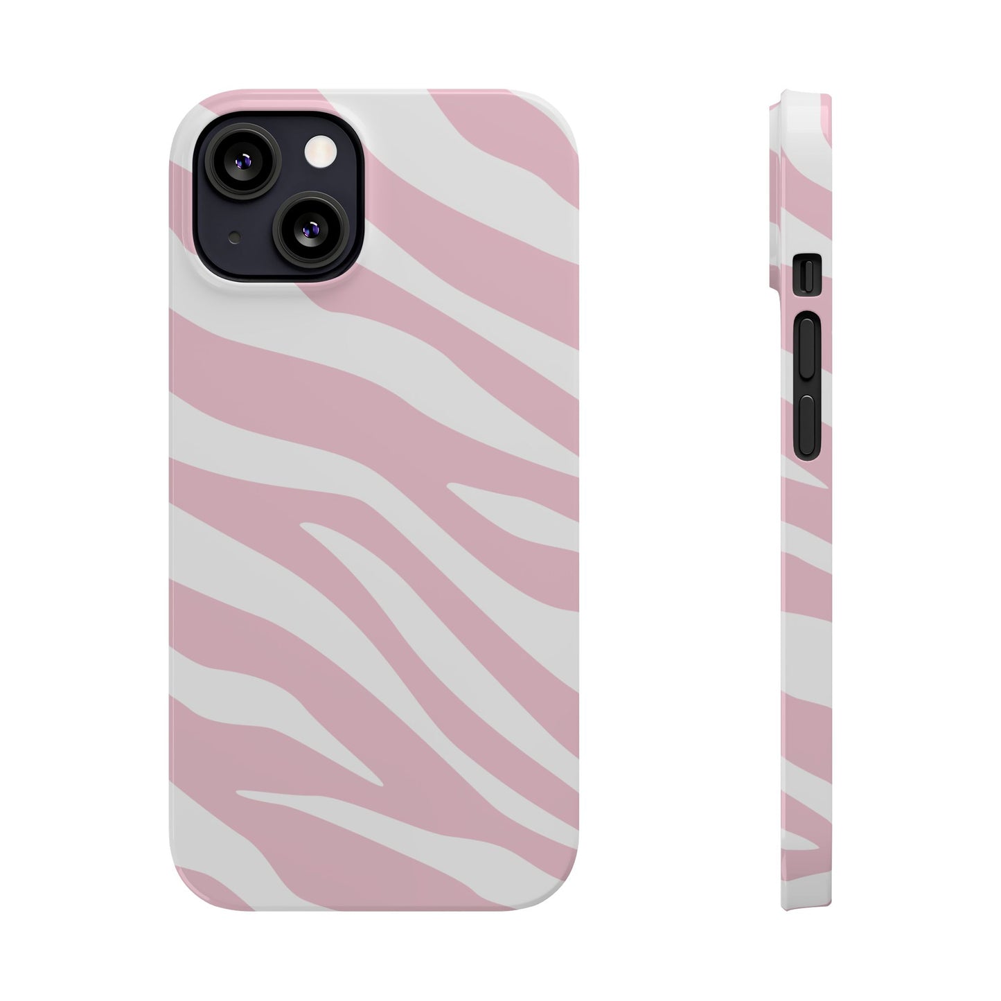 Pink Zebra Slim iPhone Case