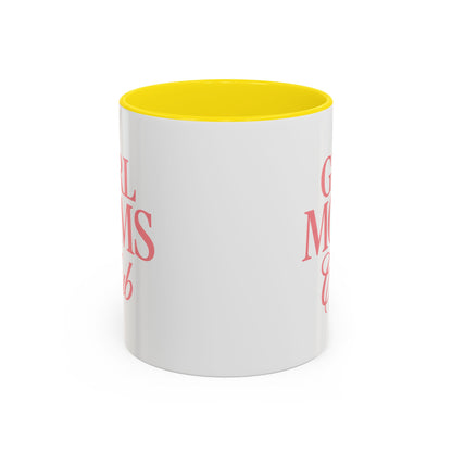 Girl Moms Club Accent Coffee Mug — 11/15oz