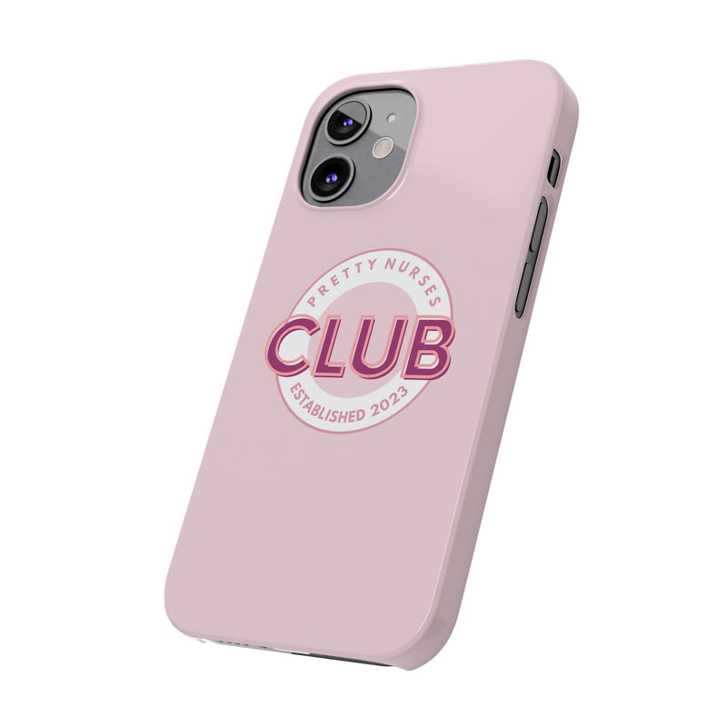 Pretty Nurse Club Est Slim iPhone Case