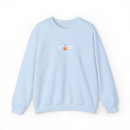 Coquette Pumpkin Embroidered Crewneck Sweatshirt