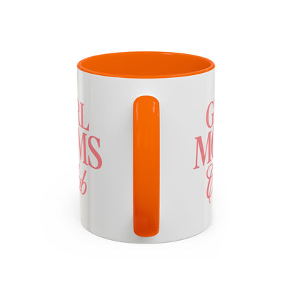Girl Moms Club Accent Coffee Mug — 11/15oz