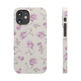 Lavender Rose Slim iPhone Case