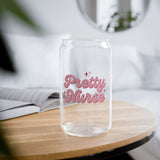 Pretty Nurse Sparkle Sipper Glass