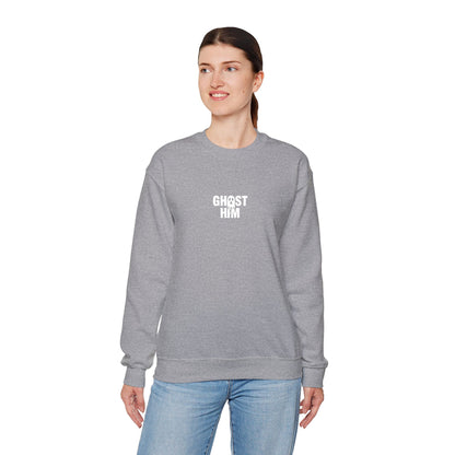Ghost Him Embroidered Crewneck Sweatshirt