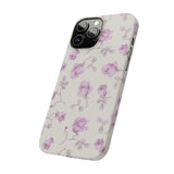 Lavender Rose Slim iPhone Case