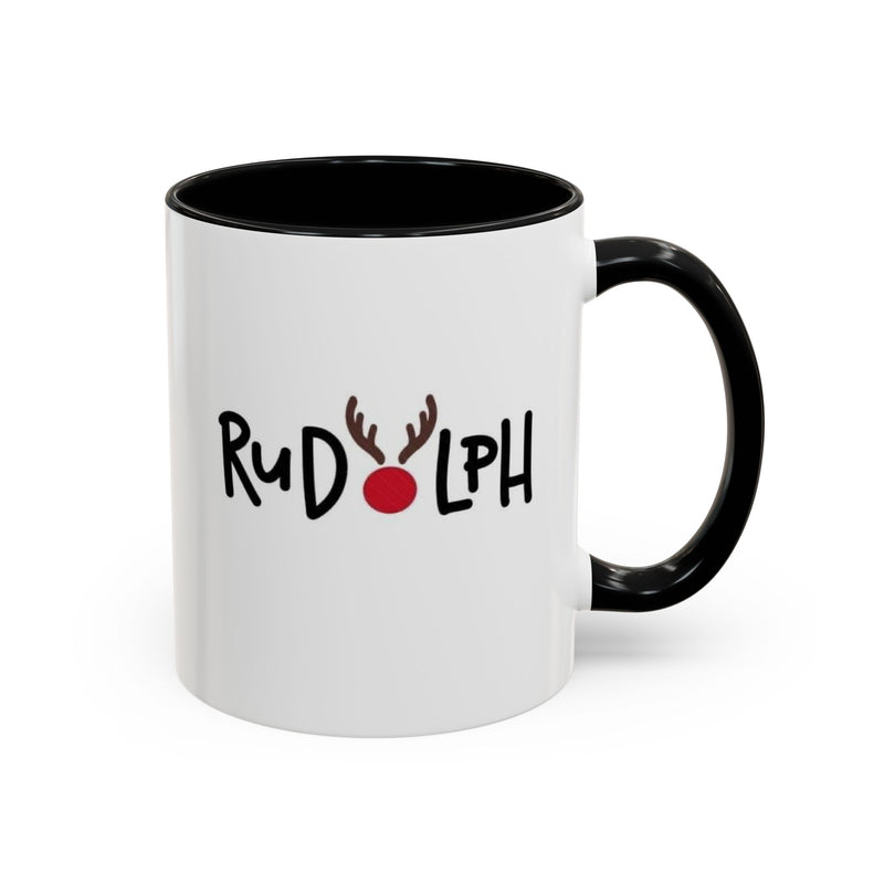 Rudolf Reindeer Accent Coffee Mug (11, 15oz)