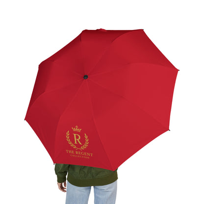 The Regent Collection Semi-Automatic Foldable Luxury Umbrella Red