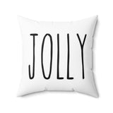 Jolly Spun Polyester Square Pillow