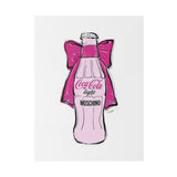 Pink Coke Coquette Matte Canvas, Stretched