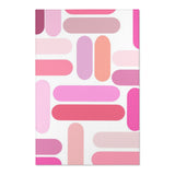 Pink Pillar Area Rug