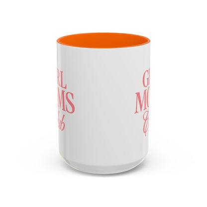 Girl Moms Club Accent Coffee Mug — 11/15oz