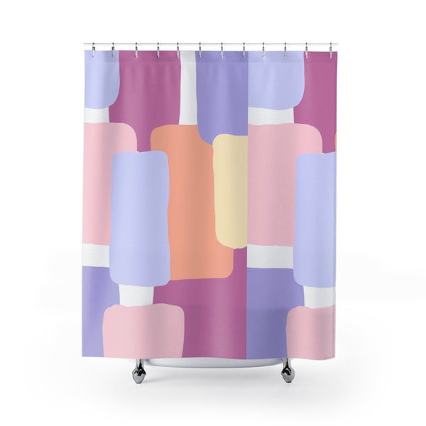 Technicolor Beat Shower Curtain